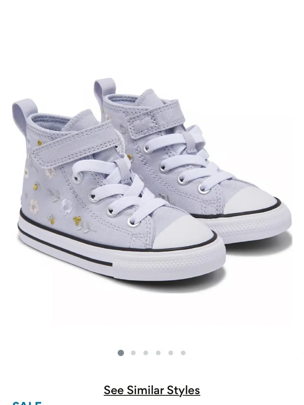 Brand new Kids High-Top Canvas Sneakers in Light blue/gray with Strap